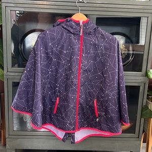 Constellation rain poncho